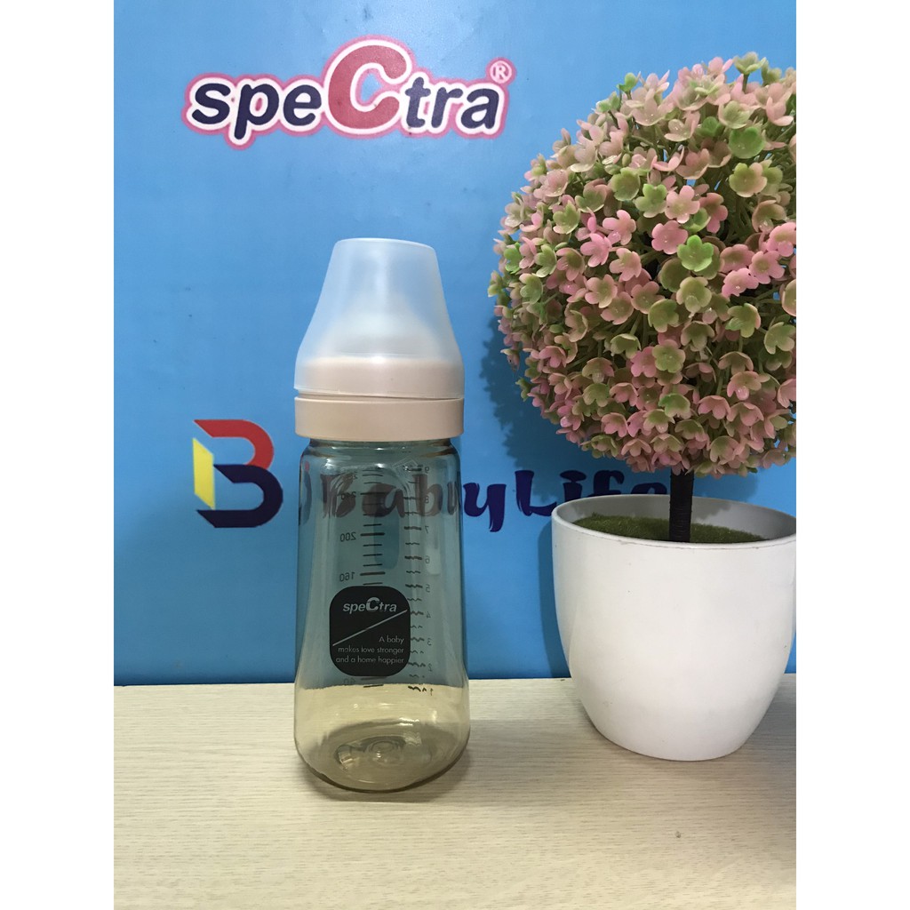 Bình sữa Spectra Hàn Quốc PPSU 260ml tặng kèm tay cầm