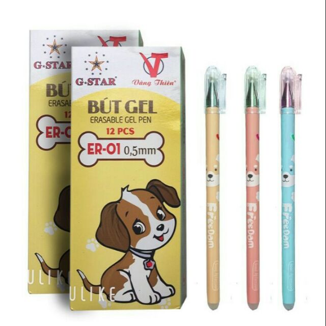 Bút gel có gôm xóa