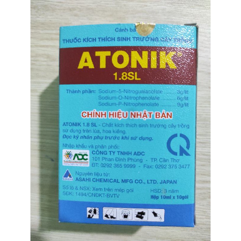 Thuốc kích thích sinh trưởng cây trồng ATONIK 1.8 SL