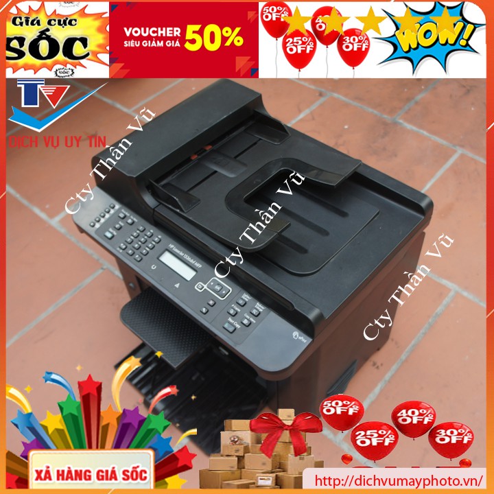 Máy in cũ HP đa năng M1536DNF like new in 2 mặt tự động in mạng có photocopy scan ADF chạy ổn định