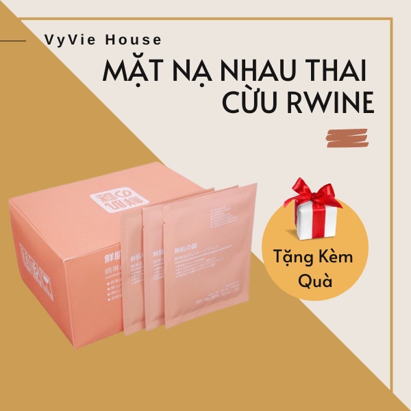 MẶT NẠ NHAU THAI CỪU TẾ BÀO GỐC RWINE | Dưỡng da, cấp ẩm, nâng cơ, thu nhỏ lỗ chân lông, căng bóng da