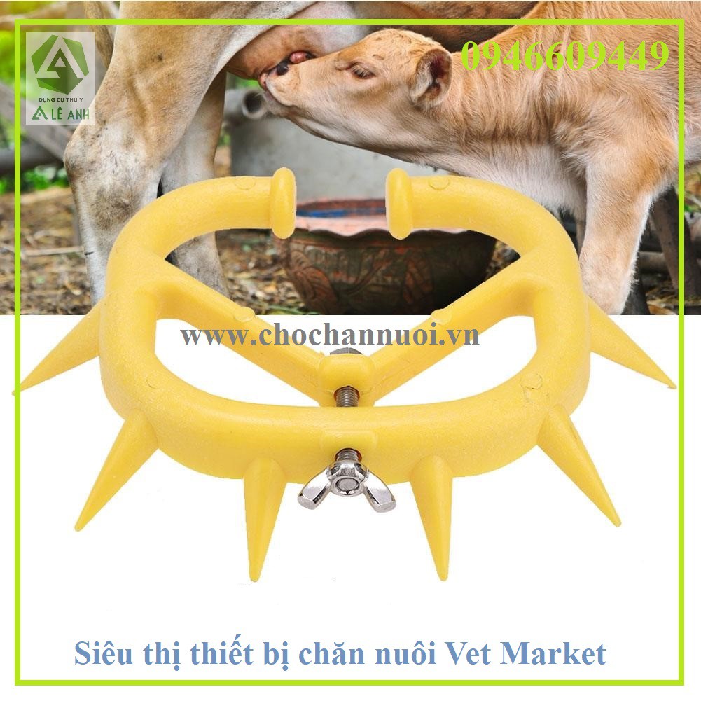 Vòng chống bú trộm cho gia súc, vòng mũi cai sữa - chống bú bê, vòng nhựa chống bú trộm