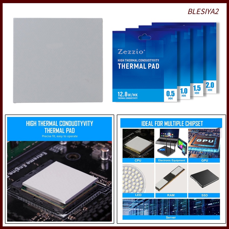 Silicone Thermal Pad 120x120mm Heat Resistance for GPU CPU