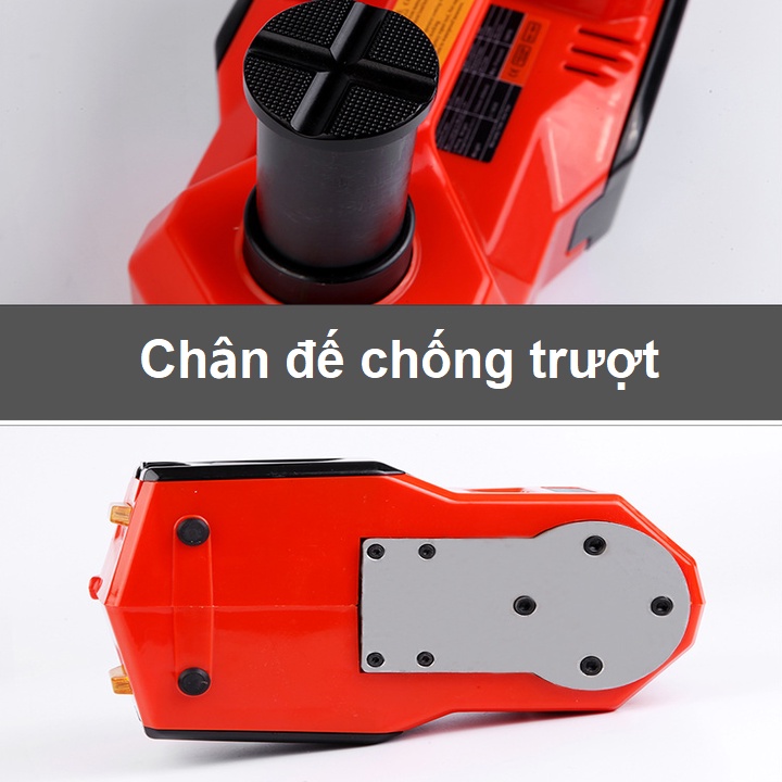 Sản Phẩm Bộ nâng kích gầm và bơm lốp ô tô bằng điện 12V đa năng 2 trong 1. Thương hiệu cao cấp của Đức ROGTZ - Mã TY-155