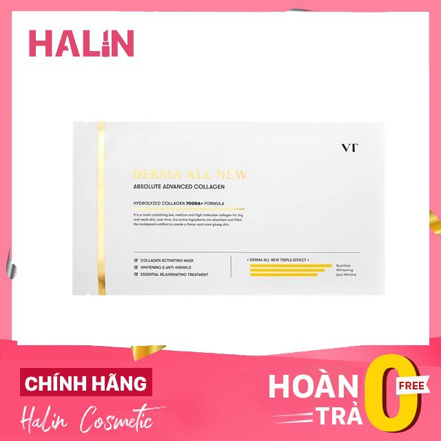 Mặt Nạ thạch VT collagen bản mới Derma-all NEW HALIN4112