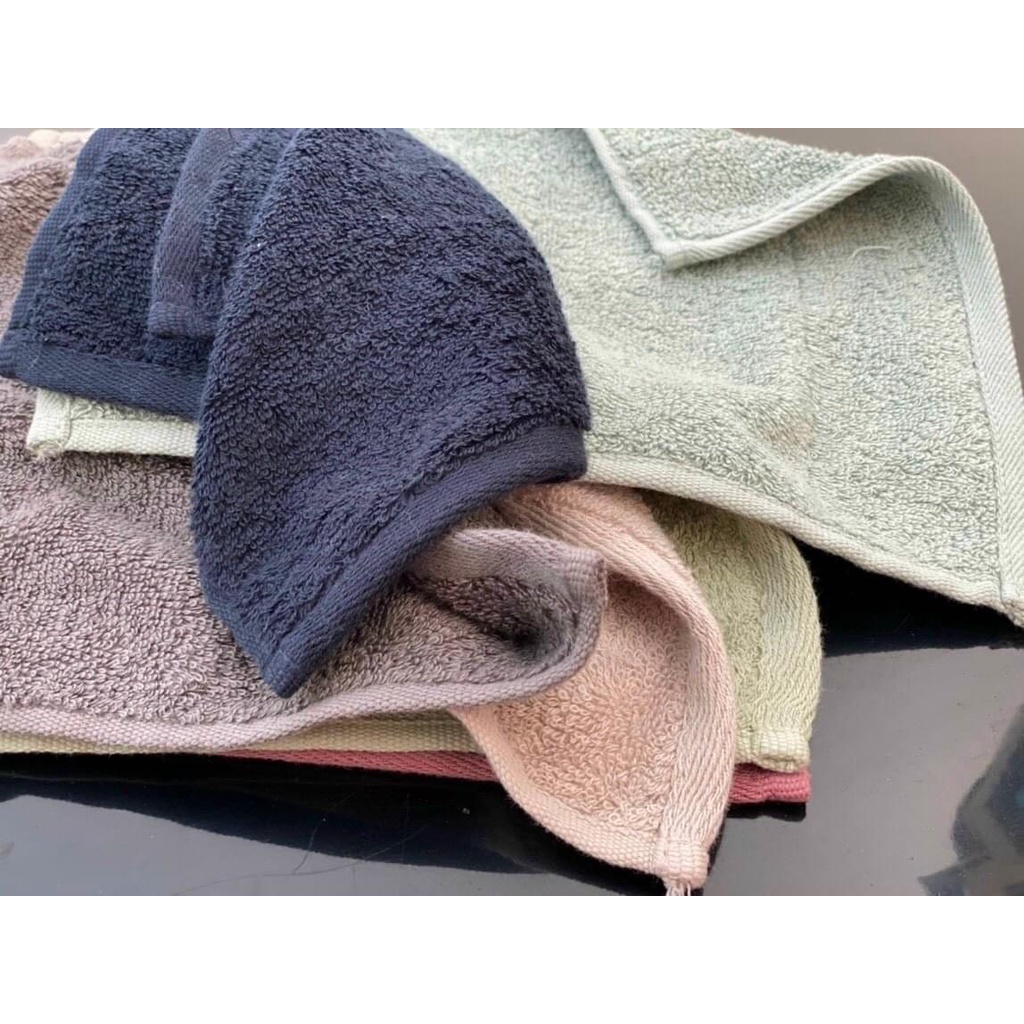 Khăn mặt một màu vuông MJ 30x30cm