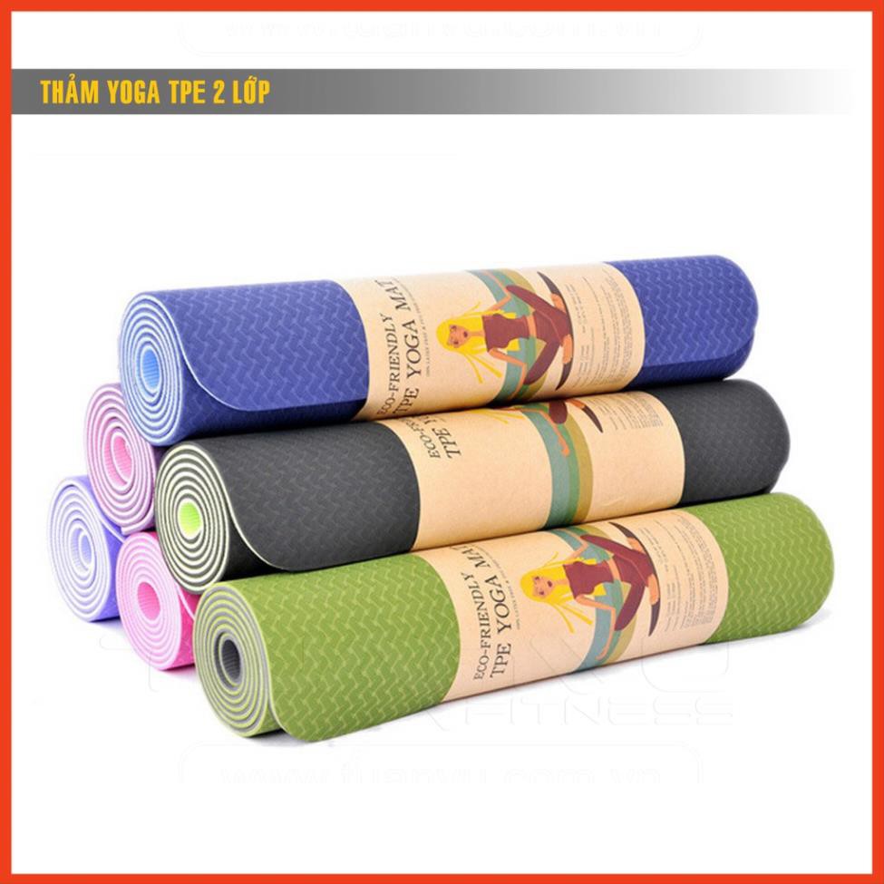 Thảm tập YOGA 2 lớp (hàng loại 1 dày)