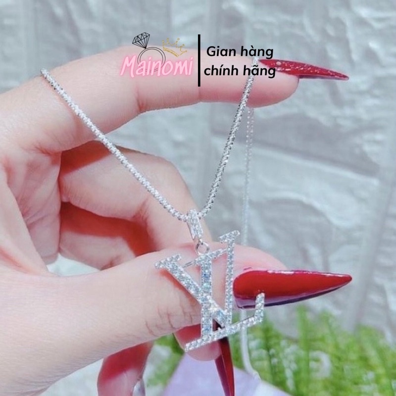 Dây chuyền Bạc nữ Luôn Vui Tươi, hàng cao cấp xịn xò lấp lánh sang chảnh Giá siêu rẻ Mainomi Shop Bạc Xinh