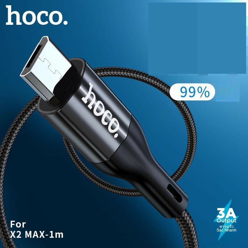 ✔CÁP DÙ SẠC NHANH DÂY DÙ HOCO X2 MAX MICRO USB 3A Chính Hãng/Dây Sạc SamSung Cáp Android-uh102