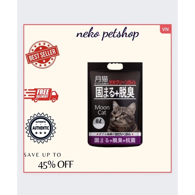 Combo 6 túi cát 8l cho mèo nhật đeN catlike betta cô đơn và nhiều loại khác