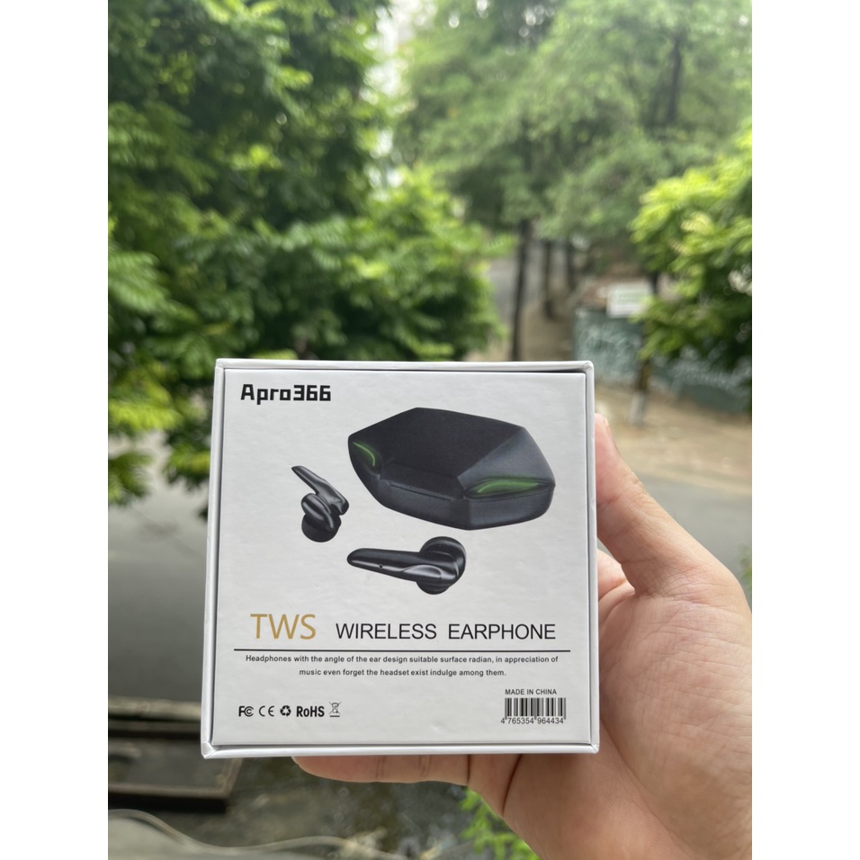 Tai nhge TWS  không dây Apro366 - Bluetooth 5.0 - Gaming Gear