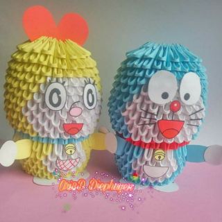 Quà tặng Origami 3d độc lạ cho bé: doraemon, doremi
