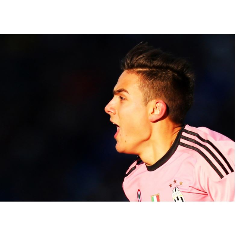 Mô hình cầu thủ bóng đá đội tuyển Ý 1 tấm Poster dán tường hình Paulo Dybala theo phong cách Vintage