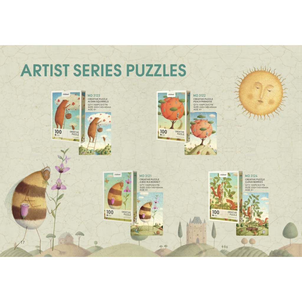 BỘ XẾP HÌNH HỘI HOẠ MIDEER - ALISON JAY