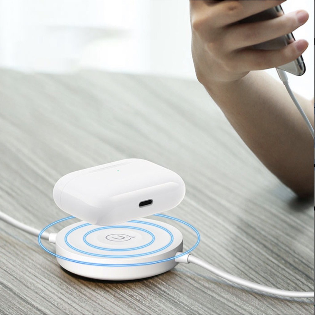 Đế sạc không dây 3in1 cho Iphone/Apple Watch/ Airpods tích hợp cáp sạc Lightning USAMS - Home and Garden