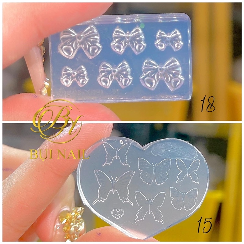 KHUÔN SILICON LÀM CHARM / GEL LÀM KHUÔN