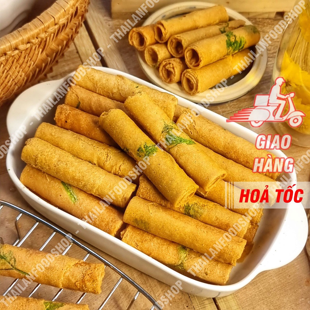 Bánh Ống Ngò Bơ Đậu Phộng Lon 400Gram