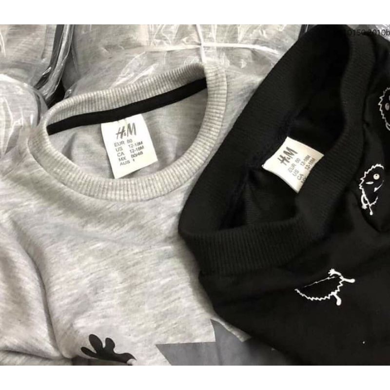 Bộ nỉ Hm xuất ma Halloween cho bé trai