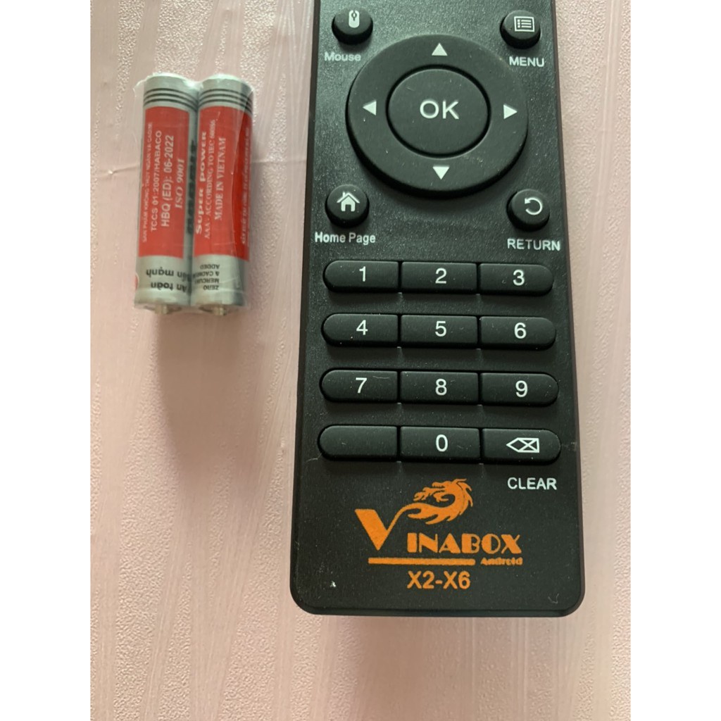 REMOTE ĐIỀU KHIỂN VINABOX X2 - SỬ DỤNG CHO MODEL:X9,X10,X20 2GB 4G,X3,X2 PLUS,X4 chính hãng