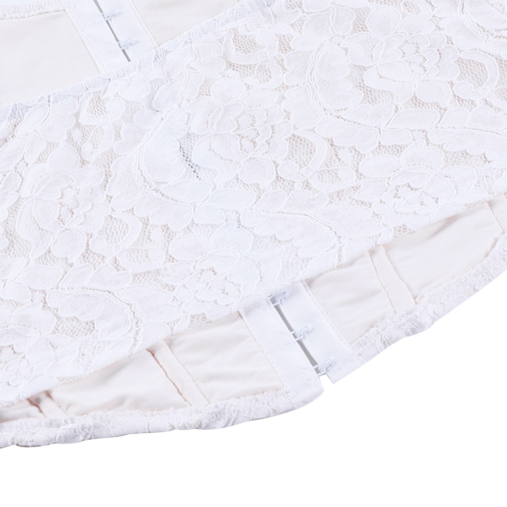 Sf Phụ nữ Sexy Bustier Sling Up Top Tie Up Hoa ren trung tâm đơn-breasted Crop Camo Top