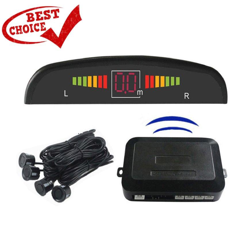 Bộ Cảm Biến Đỗ Xe Hơi Không Dây J10 LED Có 4 Cảm Biến