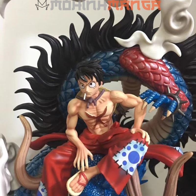 Mô hình Monkey D Luffy vs Kaido rồng Dragon One Piece Đảo hải tặc cao 39cm