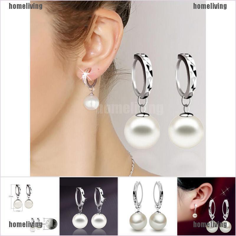 [homeliving] Bông Tai Nụ Mạ Bạc Nước Ngọt Tươi Mát