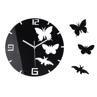 Đồng hồ treo tường trang trí hình bướm bay