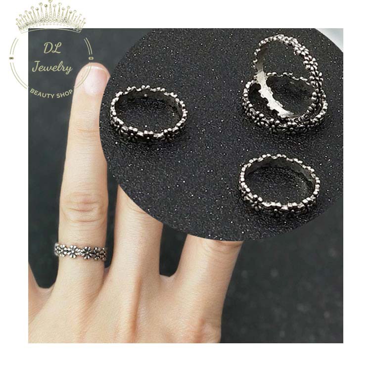 Nhẫn hoa cúc phong cách Hàn Quốc DL.Jewelry Mã DL 52