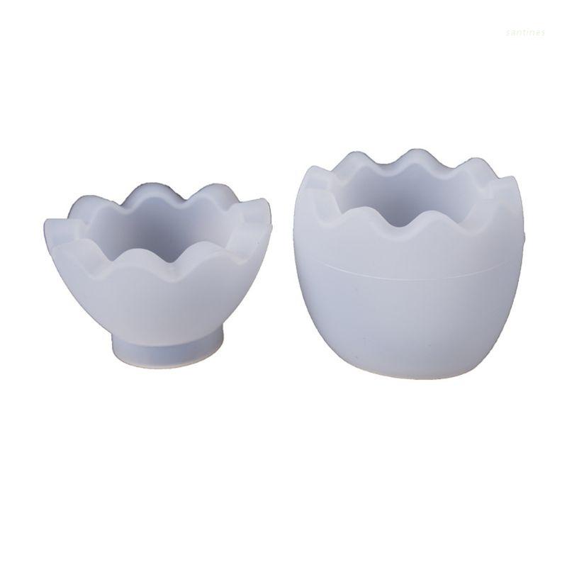Khuôn Silicone Làm Hộp Đựng Trứng Bằng Epoxy UV Đa Năng DIY
