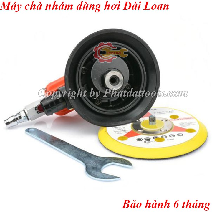 Máy chà nhám dùng hơi YUNICA 8402-Máy xoa khí nén Đài Loan-Đường kính giấy 125mm-Bảo hành 6 tháng