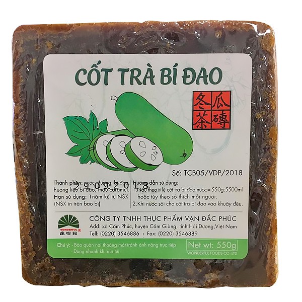 Cốt Trà Bí Đao Wonderful 550gr - Pha Trà Bí Đao Rõ Vị, Ngon Chuẩn