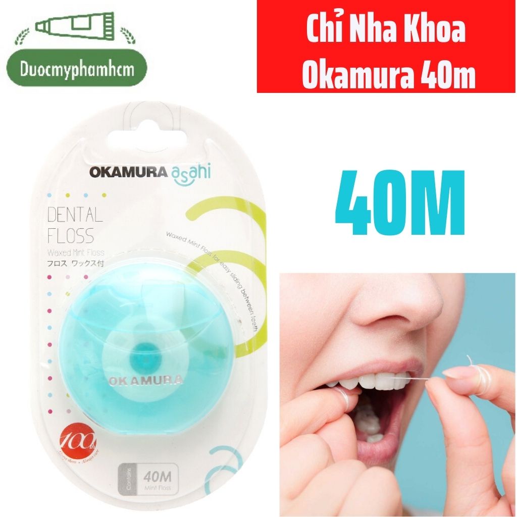 Chỉ Nha Khoa Okamura  Nhật Bản 40M - Sợi siêu dai và chắc