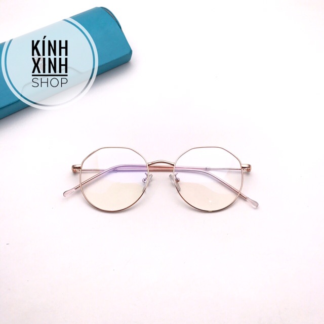 Kính gọng Mắt tròn Kim loại KOREA cao cấp KLL5526