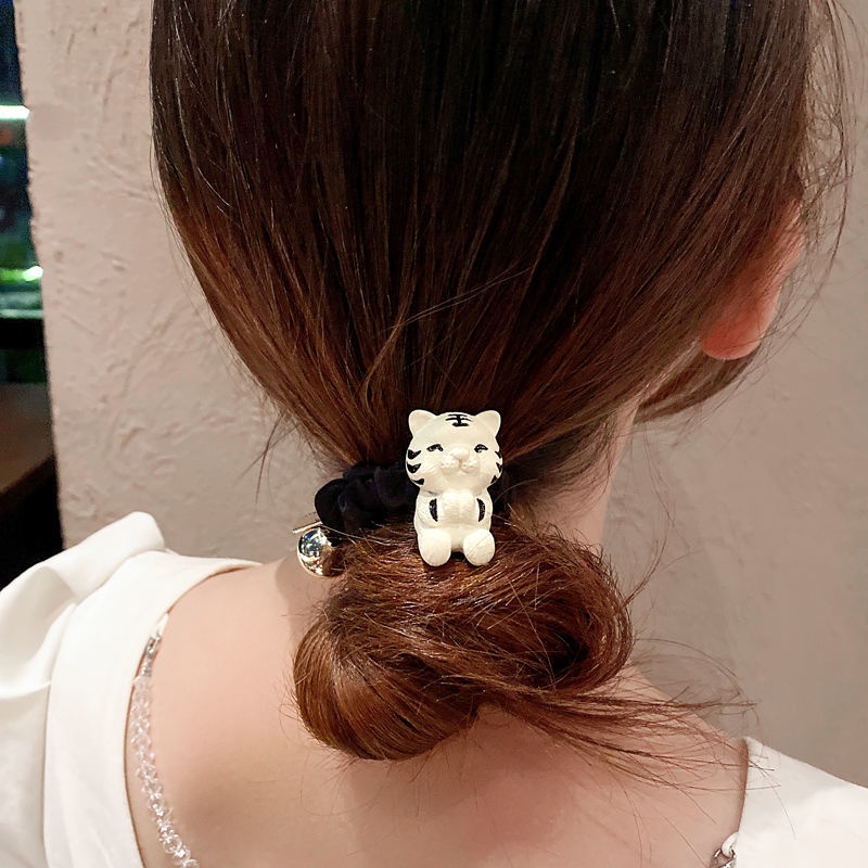 Dây buộc tóc cao su họa tiết hoạt hình dễ thương phong cách Hàn Quốc cho nữ