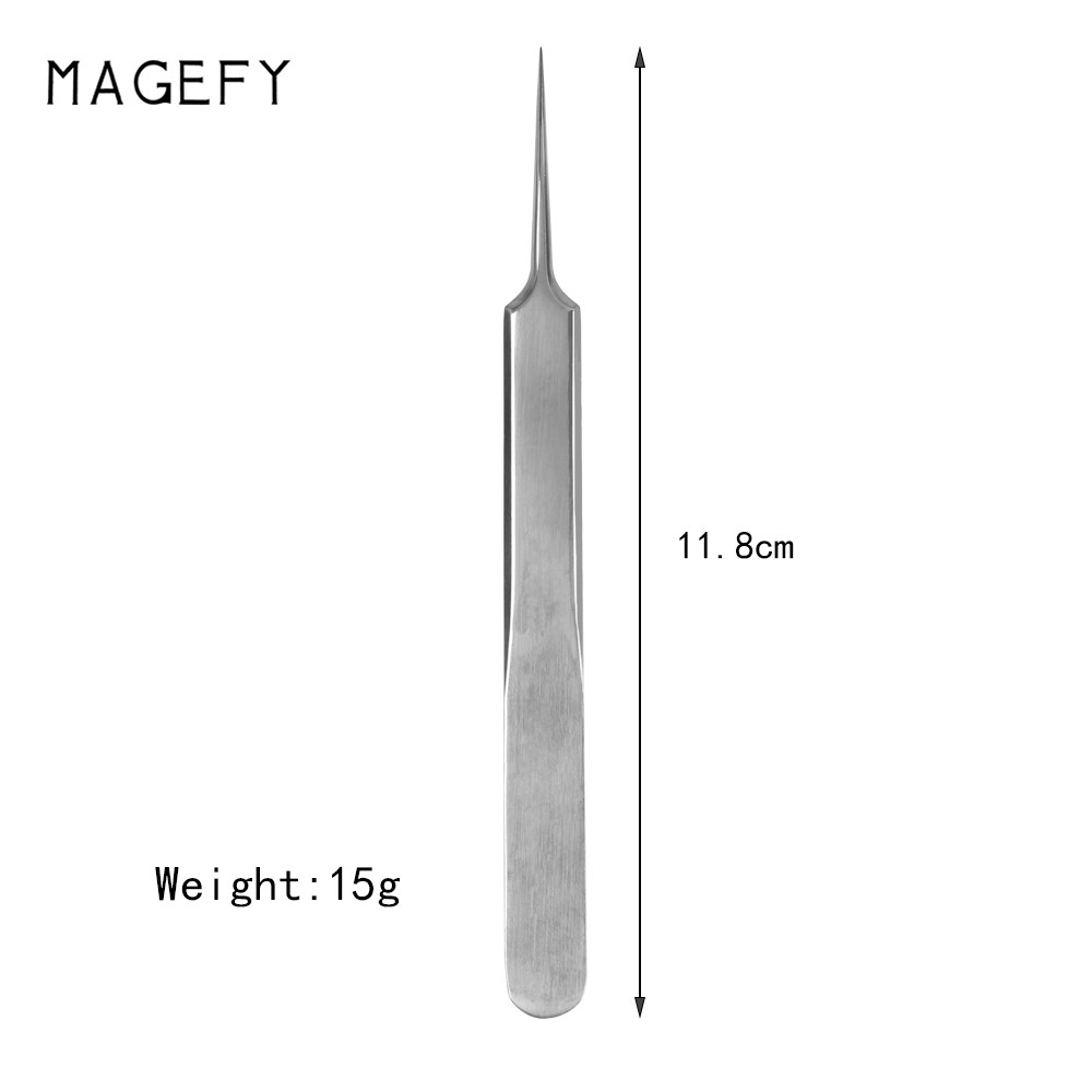 Set 5 cây nặn mụn và nhíp MAGEFY cho mụn đầu đen trứng cá cám bằng thép không gỉ