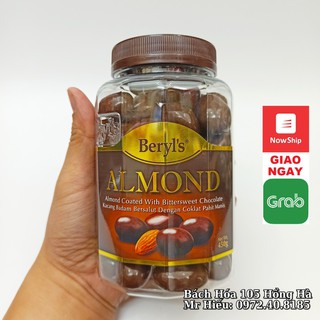 [T3/2022] Socola Đắng Hạnh Nhân Beryl 450g