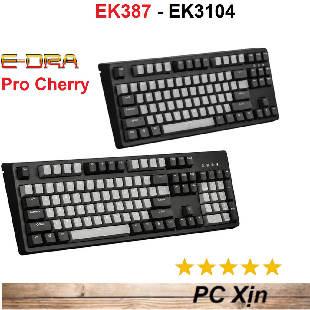 [Mã 267ELSALE hoàn 7% đơn 300K] Bàn phím Cơ EK387 Pro Cherry , EK3104 Pro Cherry Switch