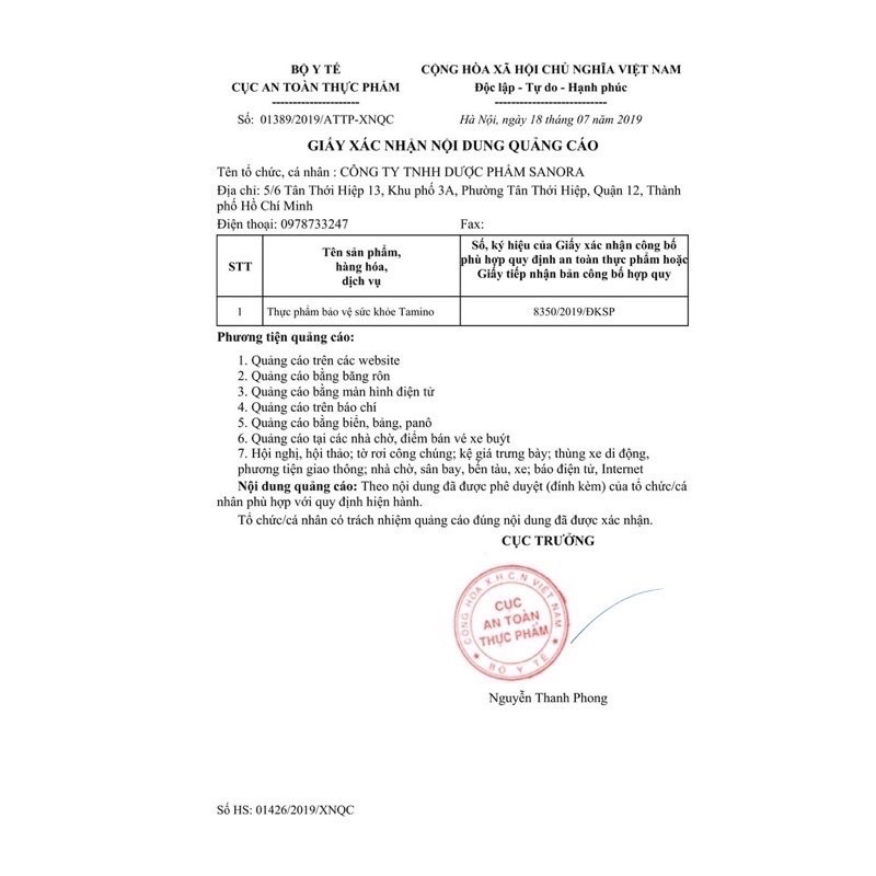 Tăng cân an toàn hiệu quả Tamino hộp 30 viên chính hãng