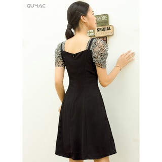 Đầm nữ xòe 8 mảnh GUMAC MS08989_DEN