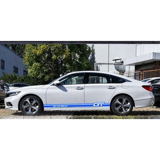 Tem xe ô tô phong cách thể thao GT (xanh)