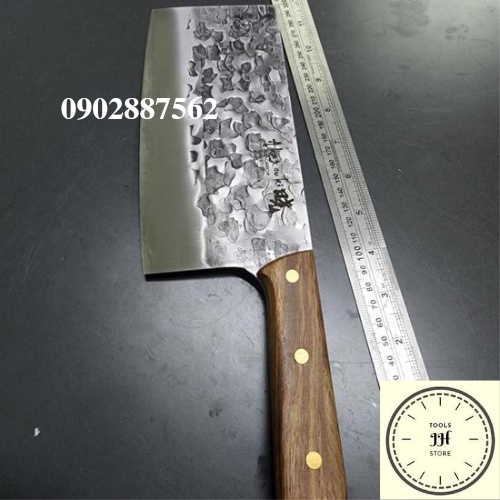 Dao chặt xương làm bếp hàng japan nội địa Akatsuki có họa tiết vân nổi