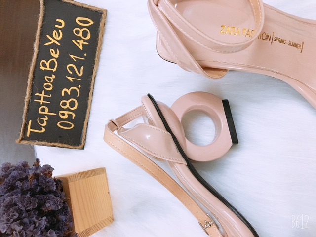 Giày quai ngang đế chữ O (Hình thật- 2 màu)