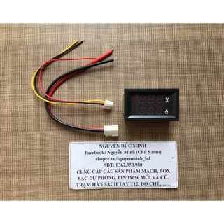 vôn kế đo điện áp DC và dòng tiêu thụ