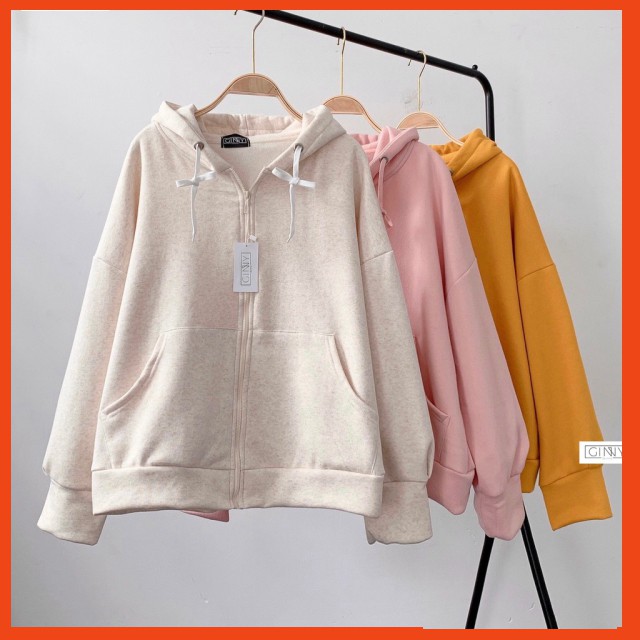 Áo khoác thun Mira | Áo khoác thun áo nỉ GinStore
