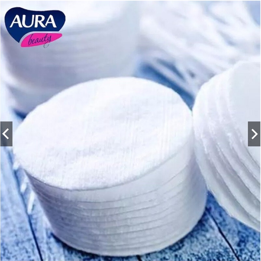 Bông tẩy trang FREESHIP Bông tẩy trang Aura 150 miếng