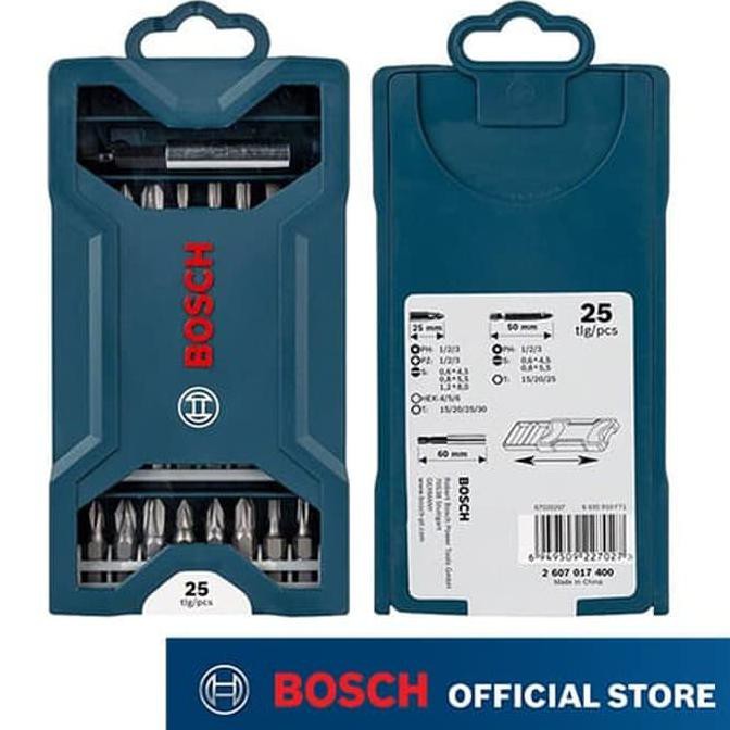 Bosch Bộ Tua Vít 25 Món Mini X-Line
