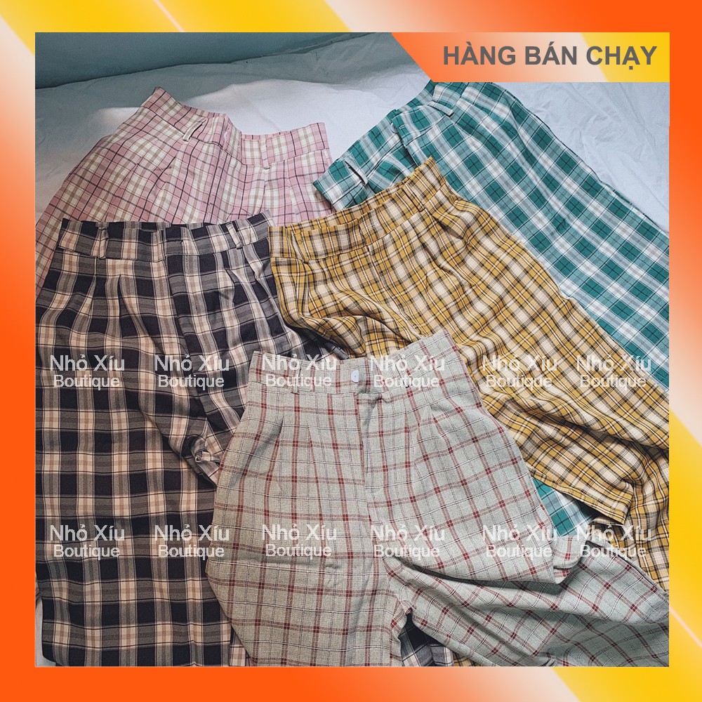 Quần Kẻ Caro ĐEN Ống Rộng [HÀNG BÁN CHẠY] | BigBuy360 - bigbuy360.vn