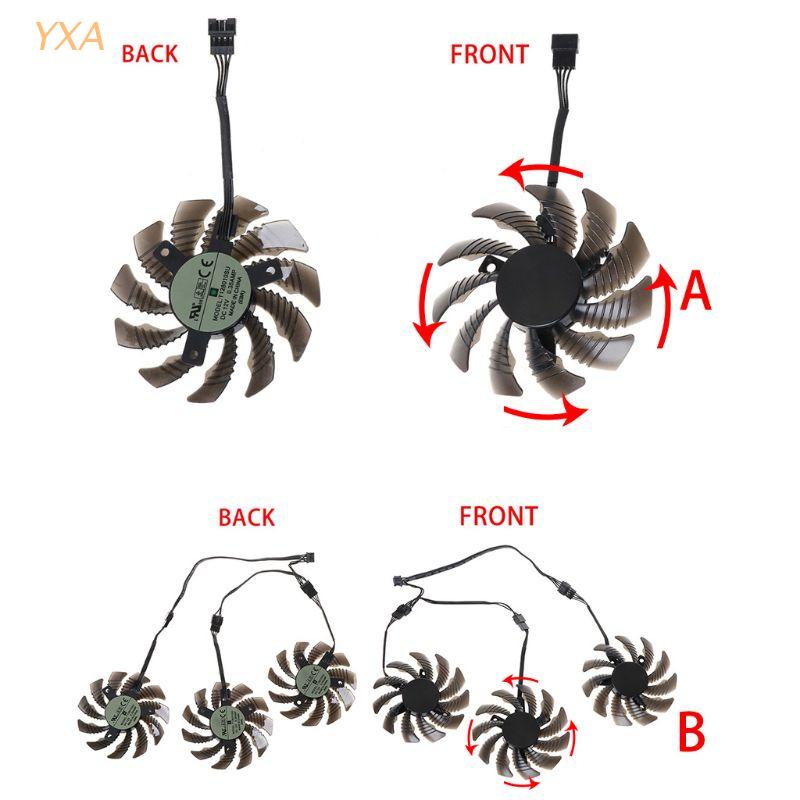 1/3 quạt làm mát 75mm T128010SU 4Pin cho Gigabyte AORUS GTX 1060 1070 1080 G1 GTX 1070Ti 1080Ti 960