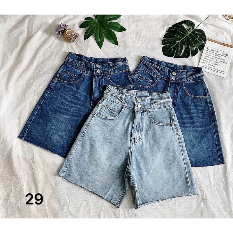quần jeans ngố lưng cao